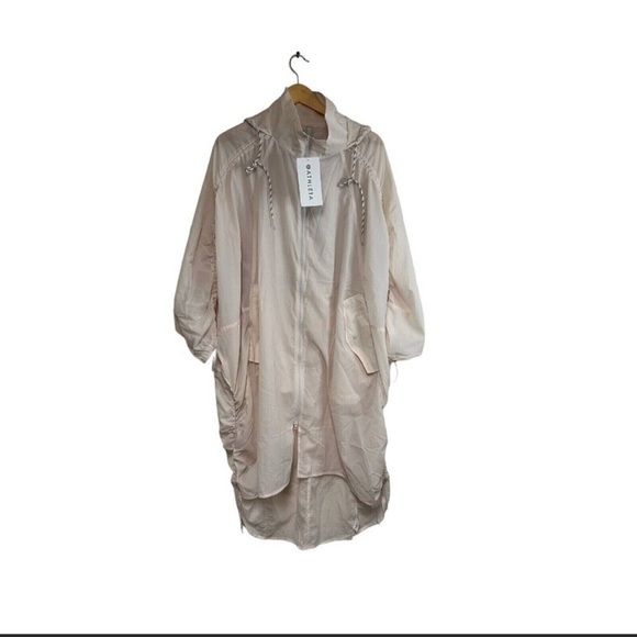 💕 Athleta canopy Parachute Long Rain
Windbreaker Jacket Womens XL NWT $168 💕 - Picture 2 of 7